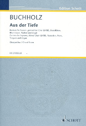 Aus der Tiefe fr Sopran, gem Chor und Instrumente Chorpartitur