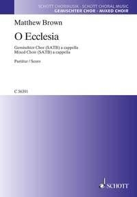 O ecclesia fr gem Chor a cappella Partitur