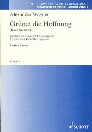 Grnet die Hoffnung fr gem Chor a cappella Partitur