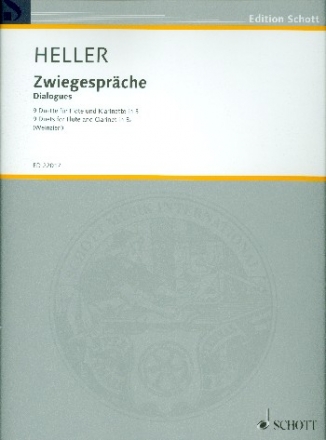 Zwiegesprche fr Flte und Klarinette Spielpartitur