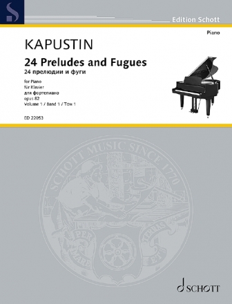 24 Prludien und Fugen op.82 Band 1 (Nr.1-12) fr Klavier