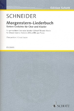 Morgenstern-Liederbuch fr gem Chor (Soli) und Klavier Chorpartitur