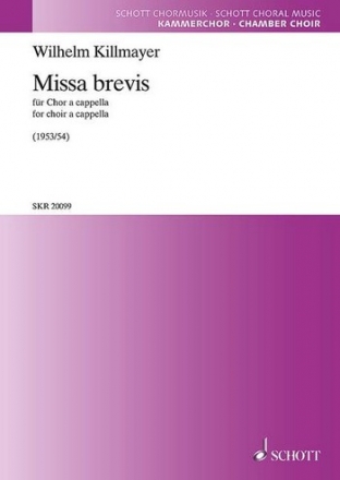 SKR20099 Missa brevis fr gem Chor a cappella Partitur