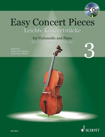 Leichte Konzertstcke Band 3 (+CD) fr Violoncello und Klavier