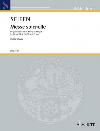 Messe Solenelle fr gemischten Chor (SATB) und Orgel Partitur