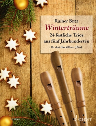 Wintertrume fr 2 Sopranblockflten und Altblockflte Partitur und Stimmen
