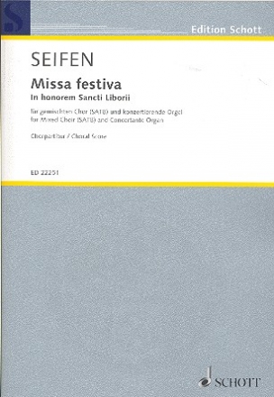 Missa festiva in honorem Sancti Liborii fr gem Chor und Orgel Partitur