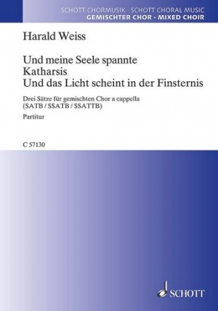 3 Stze fr gem Chor a cappella Partitur