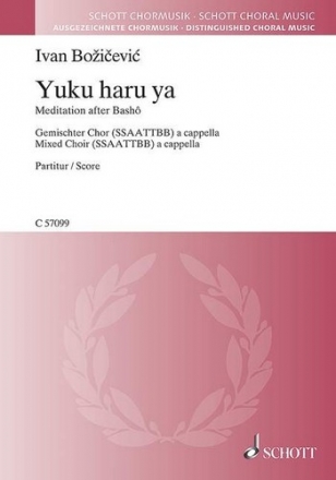Yuku haru ya fr gem Chor a cappella Partitur (jap)