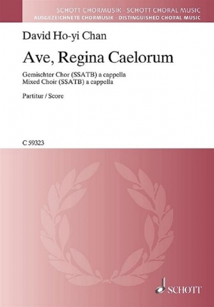 Ave regina caelorum fr gem Chor a cappella Partitur