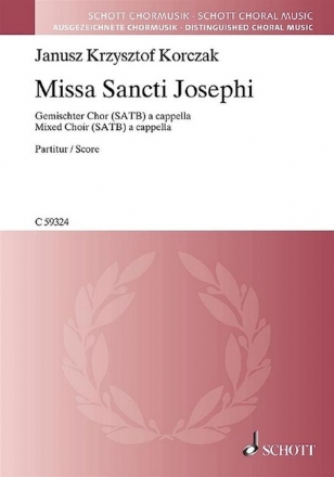 Missa Sancti Josephi fr gem Chor a cappella Partitur
