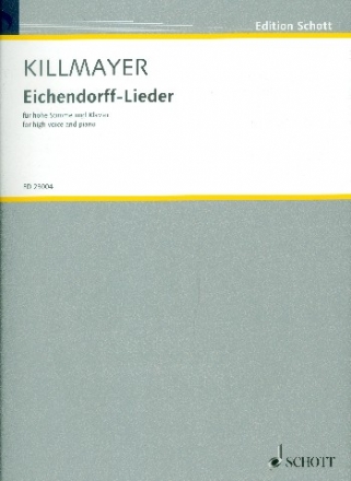 Eichendorff-Lieder fr Gesang (hoch) und Klavier Partitur
