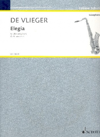 Elegia for alto saxophone