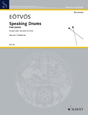 Speaking Drums for percussion and orchestra solo percussion part