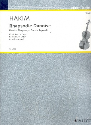 Rhapsodie danoise fr Violine und Orgel