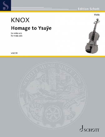 Homage to Ysaye fr Viola