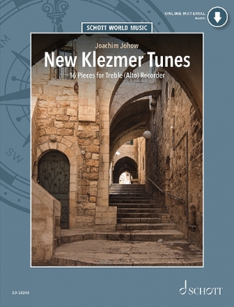 New Klezmer Tunes (+Online Audio) fr Altblockflte und Klavier (Gitarre/Akkordeon)