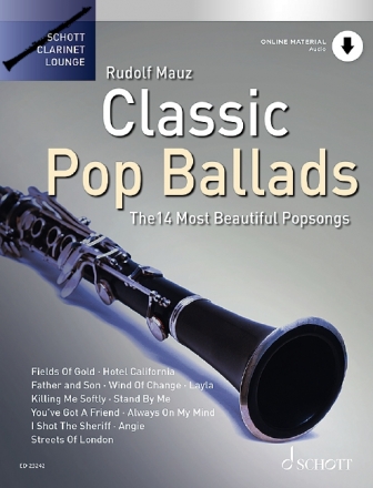 Classic Pop Ballads (+Online Audio) fr Klarinette und Klavier ad lib