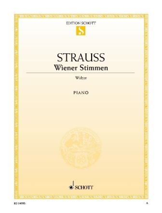 Strau, Josef, Wiener Stimmen fr Klavier Einzelausgabe