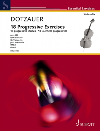 18 progressive Etden op.120 fr Violoncello