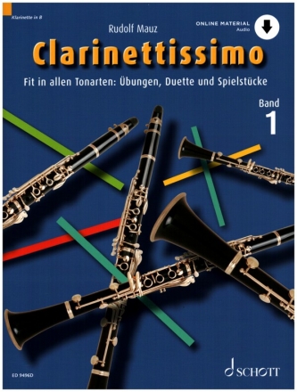 Clarinettissimo Band 1 (+online material) fr 1-2 Klarinetten