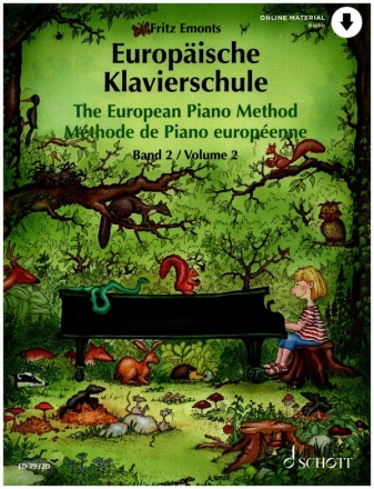Europische Klavierschule Bd 2 (+OnlineAudio) fr Klavier