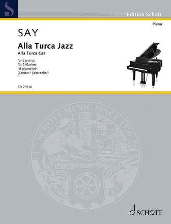 Alla Turca Jazz op.5b fr 2 Klaviere Spielpartitur