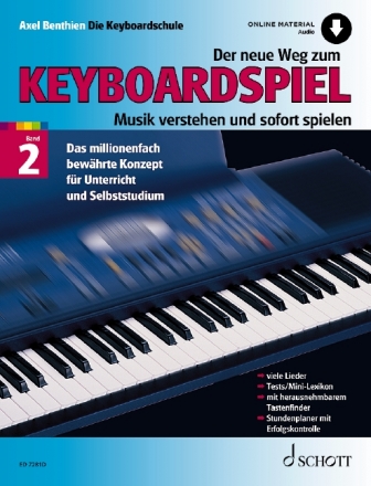 Der neue Weg zum Keyboardspiel Band 2 (+Online-Audio) fr Keyboard