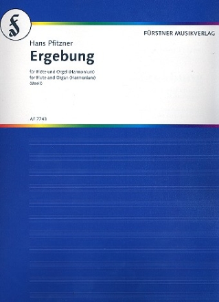 Ergebung fr Flte und Orgel (Harmonium ad libitum)