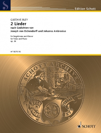 AF5075-76  Zwei Lieder op.26 fr Gesang und Klavier