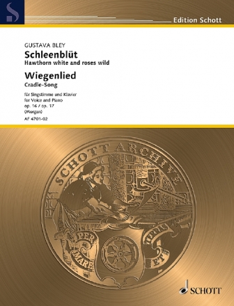 AF4701-02  Schleenblt' A-Dur op.16 / Wiegenlied F-Dur op.17 fr Singstimme und Klavier