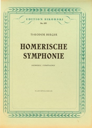 Homerische Sinfonie Konzertfassung Orchester