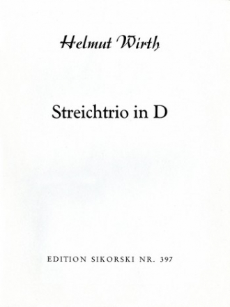 Streichtrio in D  Violine, Viola, Cello