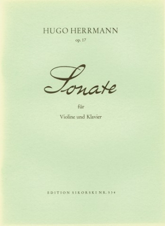 Sonate fr Violine und Klavier