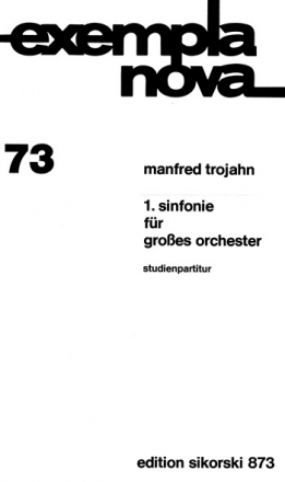 Sinfonie Nr.1 fr groes Orchester Studienpartitur