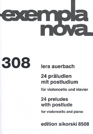 24 Prludien mit Postludium fr Violoncello und Klavier