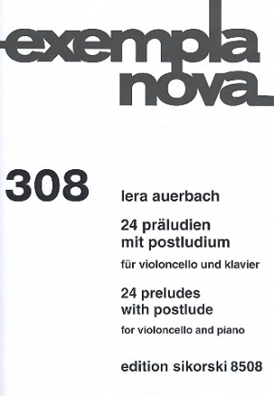 24 Prludien mit Postludium fr Violoncello und Klavier