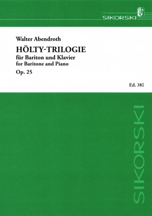 Hlty-Trilogie fr Bariton und Klavier