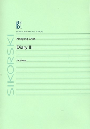 Diary 3 fr Klavier