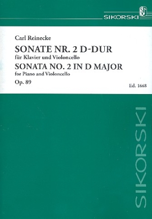 Sonate D-Dur Nr.2 op.89 fr Violoncello und Klavier