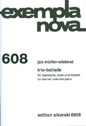 Trio-Ballade fr Klarinette, Viola und Klavier Stimmen