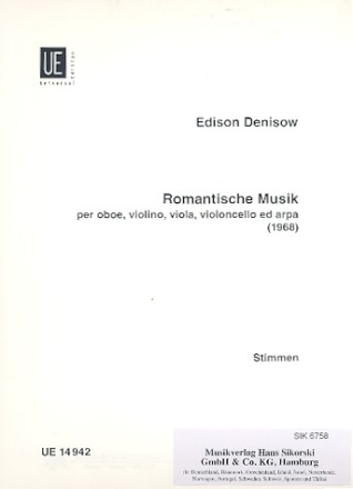 Romantische Musik fr Oboe, Streichtrio und Harfe Stimmen