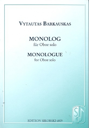 Monolog Fr Oboe solo