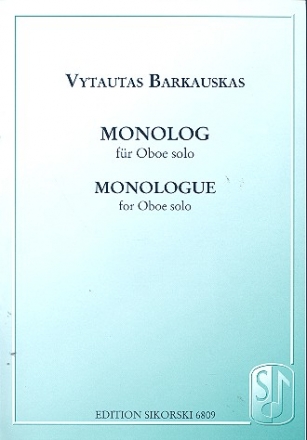 Monolog Fr Oboe solo