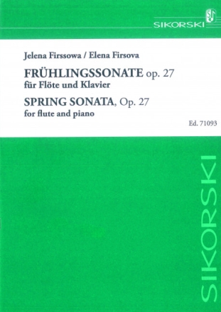 Frhlingssonate op.27 fr Flte und Klavier