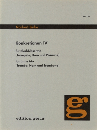 Konkretionen IV fr Horn, Trompete und Posaune