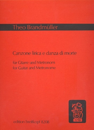 Canzone lirica e danza di morte fr Gitarre und Metronom