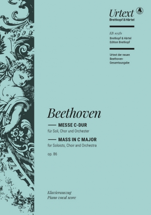 Messe C-Dur op.86 fr Soli (SATB), Chor und Orchester Klavierauszug