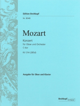 Konzert C-Dur KV314 (KV285d) fr Oboe und Orchester fr Oboe und Klavier