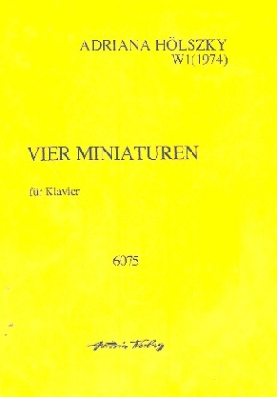 4 Miniaturen fr Klavier